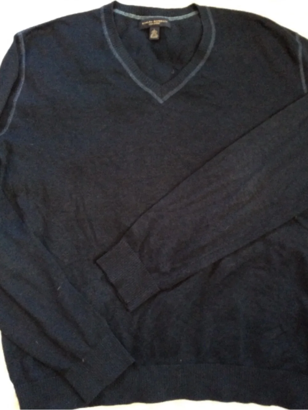 NWOT BR V-Neck Silk Linen Sweater